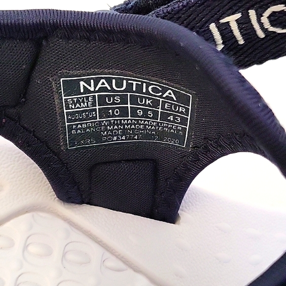 Nautica Men's Sandals, Open Toe Athletic Water Shoes With Strap - Picture 7 of 8